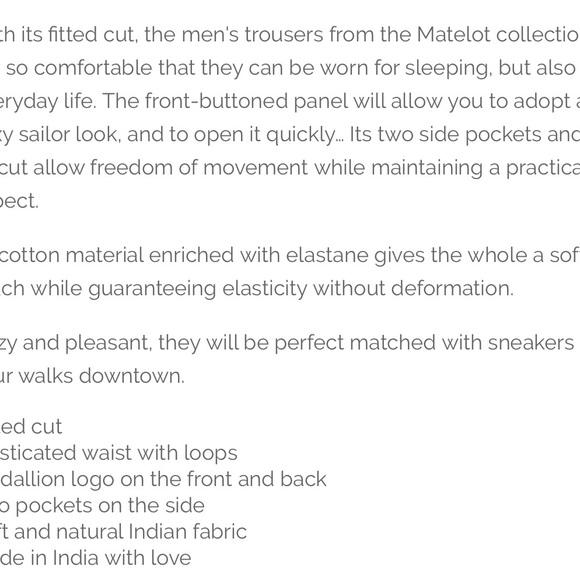 Imported L’Homme Invisible Sailor Style pant with drop crotch. Like butter. - Picture 10 of 12